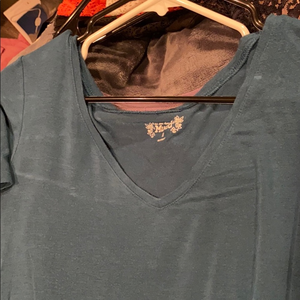 V-neck tee shirts